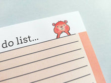 Load image into Gallery viewer, Hamster notepad, cute small note book, ginger hamster jotter pad