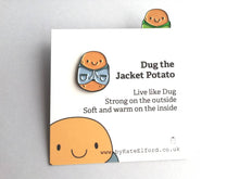 Load image into Gallery viewer, Seconds - Dug the jacket potato mini enamel pin