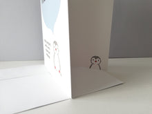 Load image into Gallery viewer, You're the best. Little penguin, with a big message. Blank inside. Positive penguin card