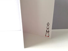 Load image into Gallery viewer, Penguin birthday card, happy birthday, here's a pile of penguins. Funny penguin small card