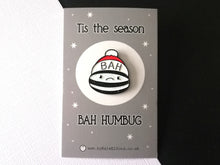 Load image into Gallery viewer, Christmas humbug enamel pin