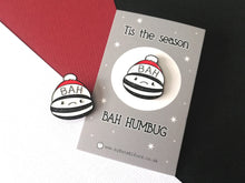 Load image into Gallery viewer, Christmas humbug enamel pin