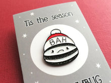 Load image into Gallery viewer, Christmas humbug enamel pin