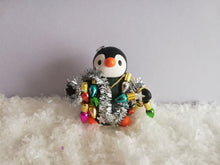 Load image into Gallery viewer, Tinsel tangle penguin
