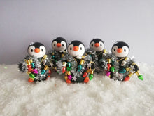 Load image into Gallery viewer, Tinsel tangle penguin
