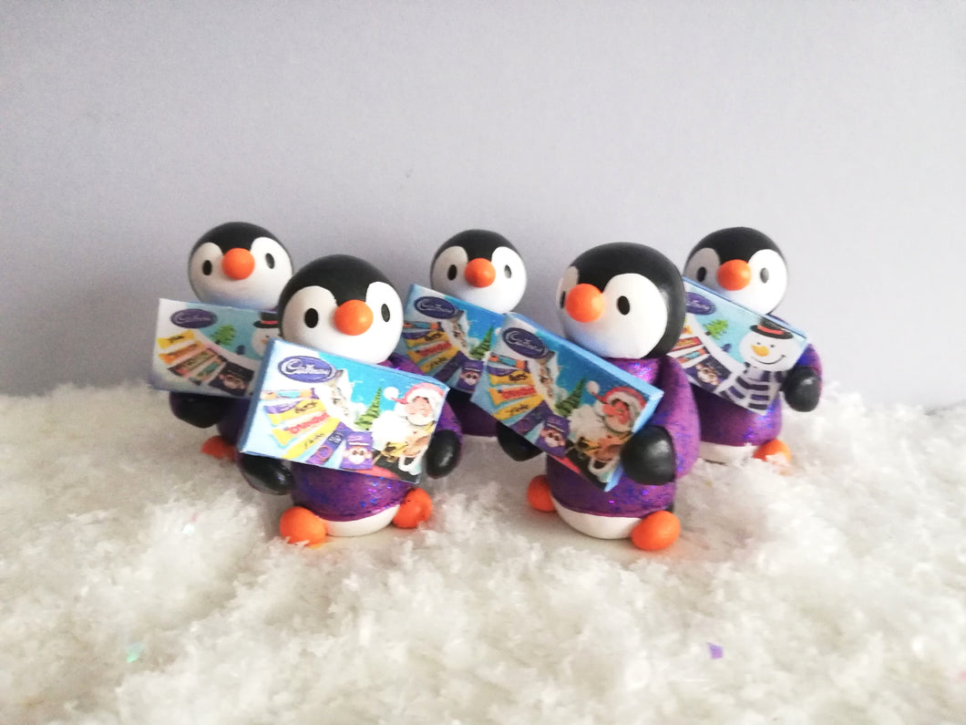 Penguin and selection box