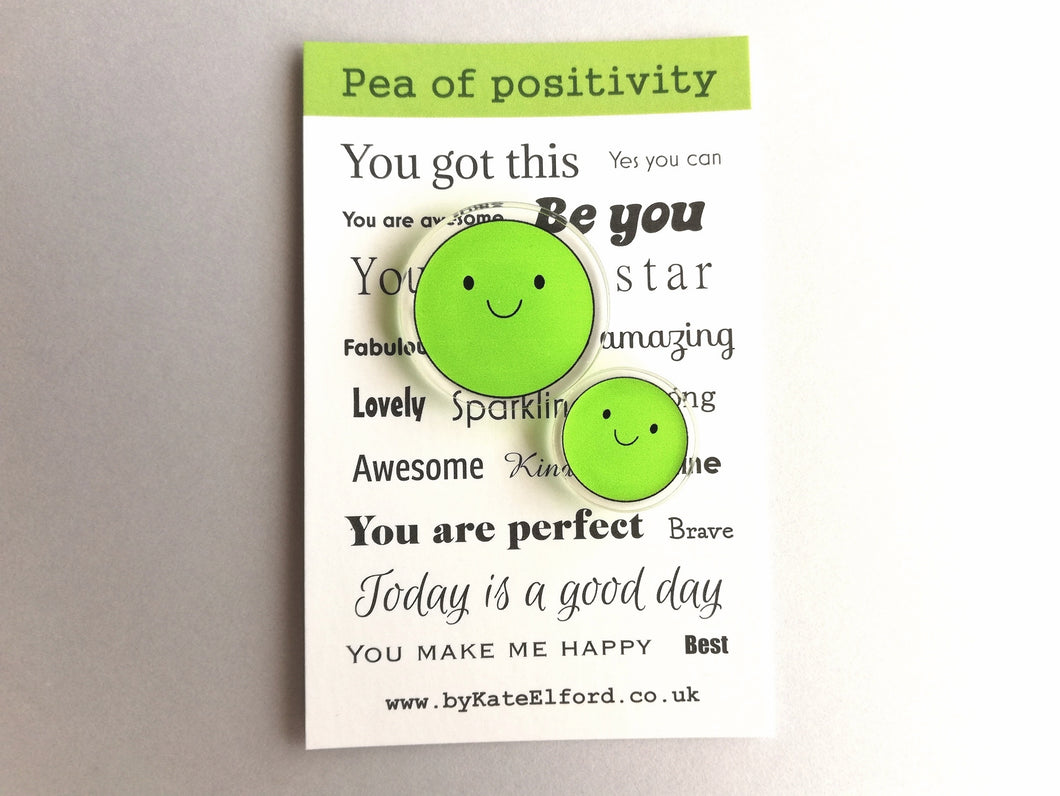 Pea of positivity tiny magnet set