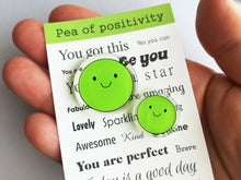 Load image into Gallery viewer, Pea of positivity tiny magnet set
