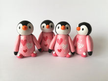 Load image into Gallery viewer, Penguin in pink pyjamas
