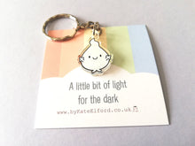 Load image into Gallery viewer, A little bit of light for the dark keyring, recycled acrylic
