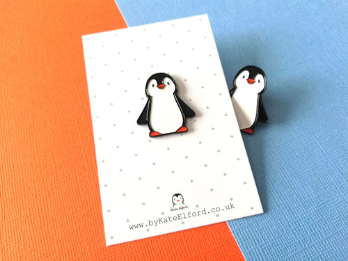 Little penguin enamel pin