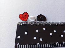 Load image into Gallery viewer, Red Heart Mini Enamel Pin: I Love You, Wonderfully Sparkly Brilliant You
