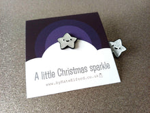 Load image into Gallery viewer, A little Christmas sparkle tiny star enamel pin
