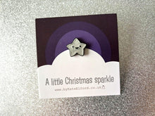 Load image into Gallery viewer, A little Christmas sparkle tiny star enamel pin
