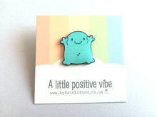 Load image into Gallery viewer, A positive vibe enamel pin
