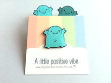 Load image into Gallery viewer, A positive vibe enamel pin
