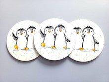 Load image into Gallery viewer, Penguin Friends Coaster
