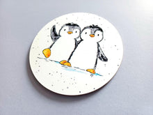 Load image into Gallery viewer, Penguin Friends Coaster
