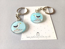 Load image into Gallery viewer, Seagull At The Seaside - Recycled Acrylic Keyring
