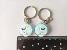 Load image into Gallery viewer, Seagull At The Seaside - Recycled Acrylic Keyring
