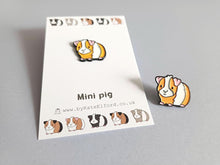 Load image into Gallery viewer, Mini pig enamel pins
