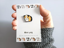 Load image into Gallery viewer, Mini pig enamel pins
