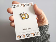 Load image into Gallery viewer, Mini pig enamel pins
