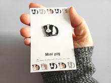 Load image into Gallery viewer, Mini pig enamel pins
