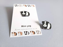 Load image into Gallery viewer, Mini pig enamel pins
