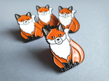 Load image into Gallery viewer, The Fearless Fox Enamel Pin - Small Positive Gift, Always Be You
