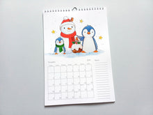 Load image into Gallery viewer, 2027 A Year of Penguins, A4 Wall Calendar
