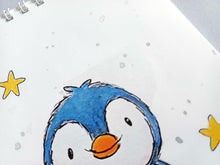 Load image into Gallery viewer, Seconds - 2027 A Year of Penguins, A4 Wall Calendar -Spiral Bound Vertical Hanging
