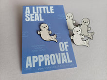 Load image into Gallery viewer, A Little Seal of Approval Enamel Pin
