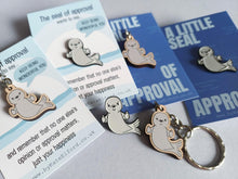 Load image into Gallery viewer, A Little Seal of Approval Enamel Pin
