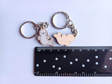 Load image into Gallery viewer, Seal of Approval Keyring - Tiny Wooden Charm, Eco Friendly

