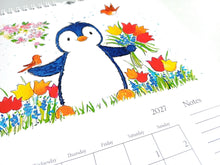 Load image into Gallery viewer, 2027 A Year of Penguins, A4 Wall Calendar
