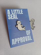 Load image into Gallery viewer, A Little Seal of Approval Enamel Pin
