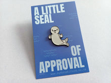 Load image into Gallery viewer, A Little Seal of Approval Enamel Pin
