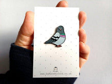 Load image into Gallery viewer, Pigeon Enamel Pin

