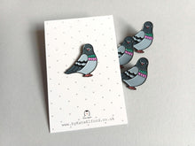 Load image into Gallery viewer, Pigeon Enamel Pin
