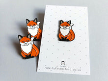Load image into Gallery viewer, Fox Enamel Pin
