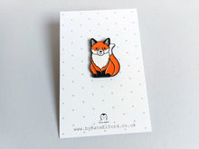 Load image into Gallery viewer, Fox Enamel Pin
