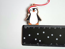 Load image into Gallery viewer, Penguin Christmas Ornament - Little Wooden Decoration
