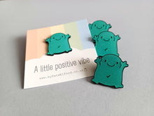 Load image into Gallery viewer, A positive vibe enamel pin
