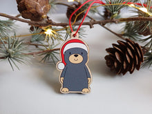 Load image into Gallery viewer, Mole Christmas Ornament - Little Wooden Decoration

