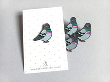 Load image into Gallery viewer, Pigeon Enamel Pin
