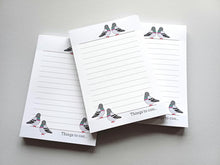 Load image into Gallery viewer, Pigeon A6 Notepad - Things To Coo
