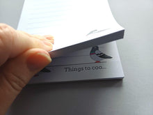 Load image into Gallery viewer, Pigeon A6 Notepad - Things To Coo
