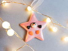 Load image into Gallery viewer, Penguin star pink
