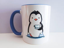 Load image into Gallery viewer, Penguin in slippers mug
